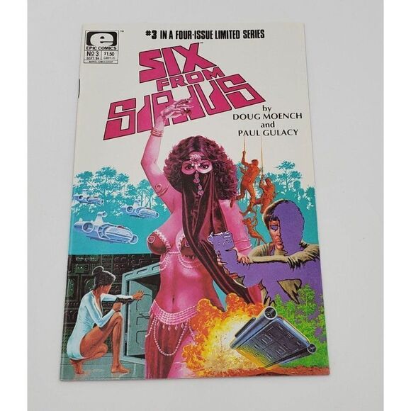 Epic Comics Six From Sirius Comic Book Lot #1-4 Limited Series - Picture 6 of 9